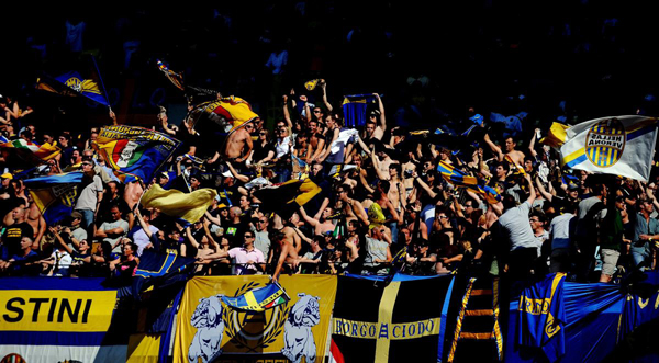 Fans von Hellas Verona